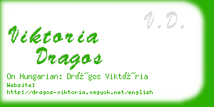 viktoria dragos business card